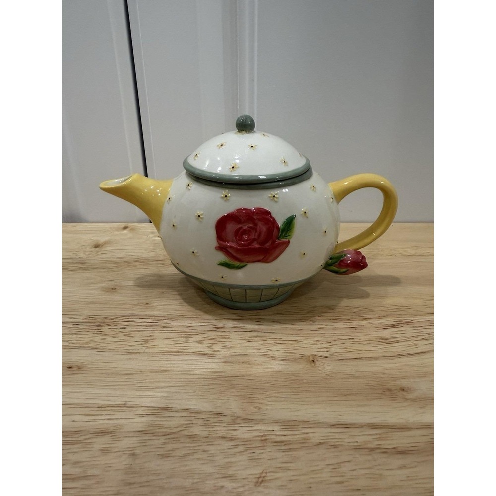 Williraye Studio CREAMER With Lid FARMHOUSE COLLECTION Rose Floral